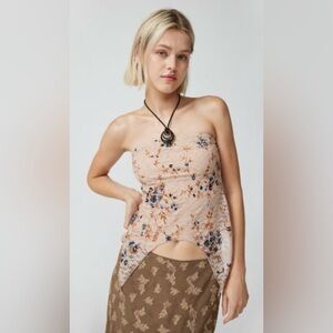 Urban Renewal Lace Tube Top